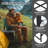 Oversized Heated Camping Chair, Portable Directors Chair With 3 Heat Levels And Side Table-2019203202