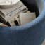 Round Storage Ottoman, 2 In 1 Function, Work As End Table And Ottoman-321521235