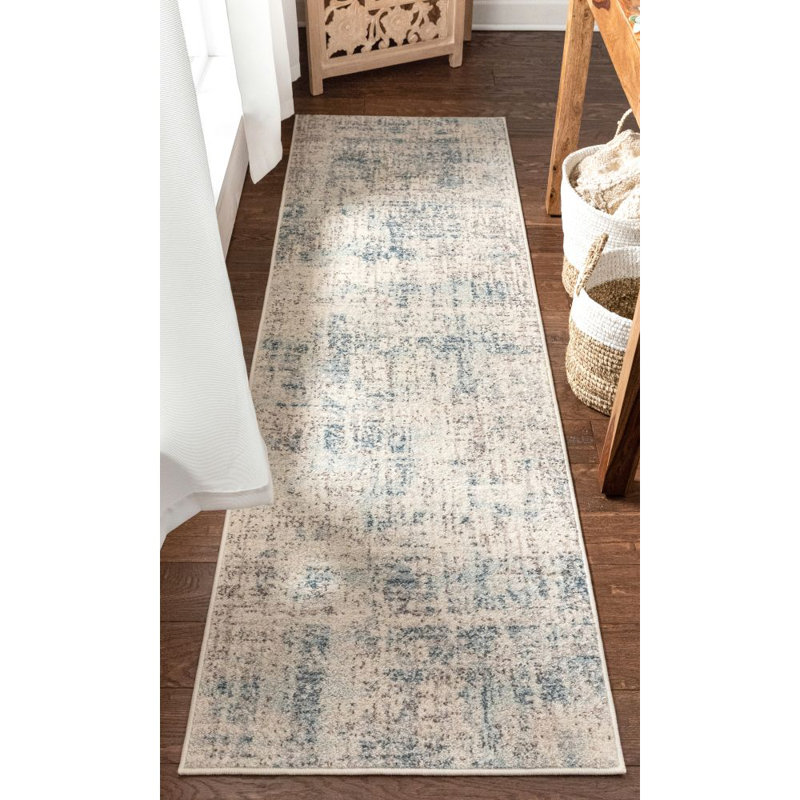 Sydney Abstract Synthetic Area Rug, Runner 67 x 220cm