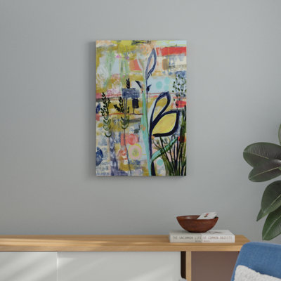 «Opulent Floral Strokes V», peinture sur toile