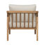 Fauteuil club d'extérieur en bois d'acacia Westin (ensemble de 2)