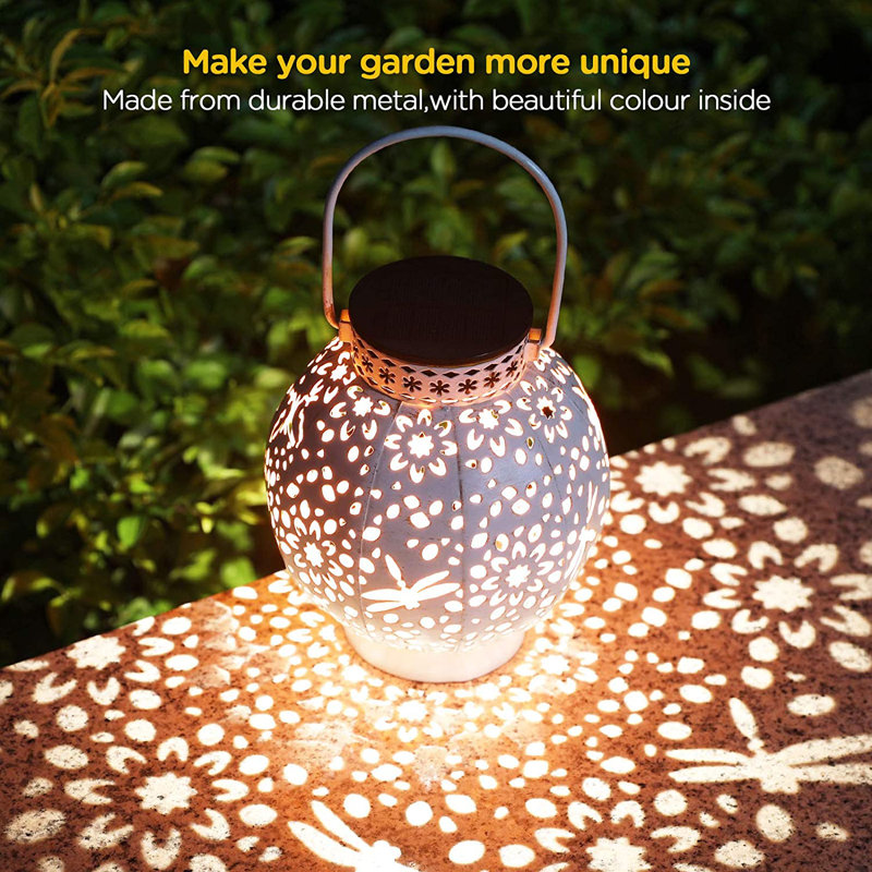 6.7'' Solar Powered Integrated LED Outdoor Lantern