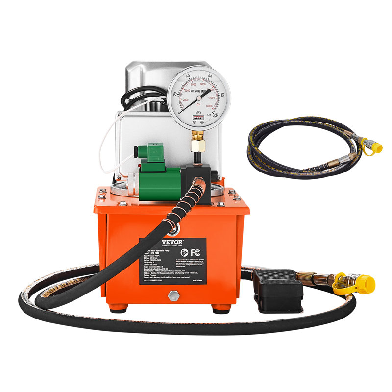 750W Electric Hydraulic Pump with Aluminum Shell, 8L Capacity