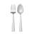 Pfaltzgraff Arabesque Frost 42-Piece Stainless Steel Flatware Set with Caddy, Service For 8