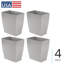 Small Rectangular Bathroom Trash Cans - Ideal for Primary and Guest Bathroom or Home Office-113267909-113267911