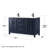 Daria 60'' Double Bathroom Vanity with Carrara Marble Top-97964198-97964205-97964199