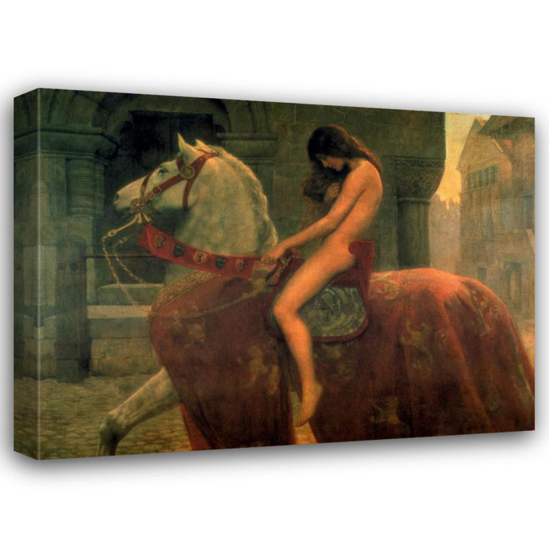 Lady Godiva, 18" H x 24" W