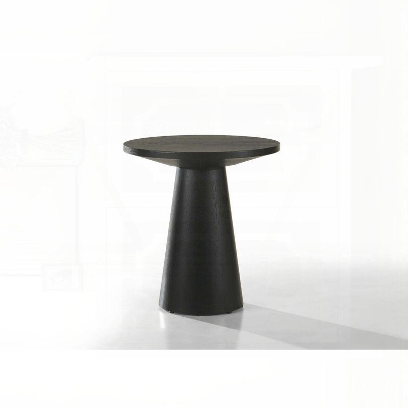 Console ronde avec base à piédestal, 20 po