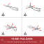 88.5' H Lighted Artificial Pine Christmas Tree