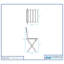 Metal Patio Folding Chair Folding Chair Set-110997612