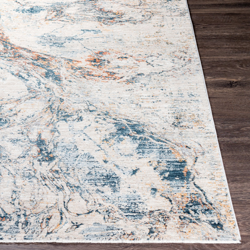 Abstract Indoor Rug, Rectangle 2'7" x 4'