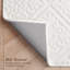 Austell Machine Woven Synthetic Area Rug in White-270629979