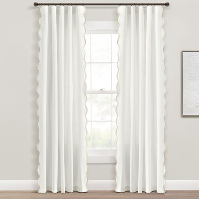 Yolonda Semi-Sheer Curtain Panel