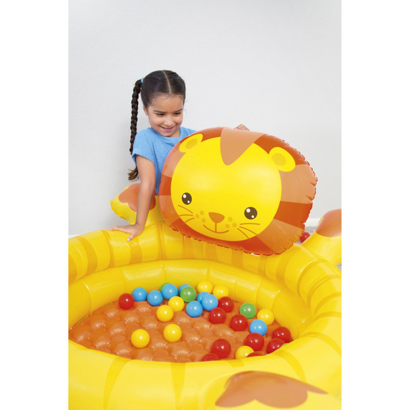 Up in and over Lion Ball Pit