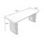 Bureau rectangulaire en bois massif brun noisette-108918980