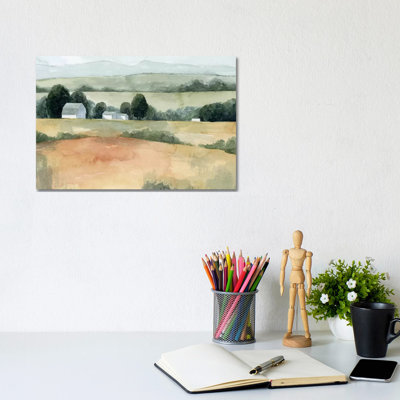 Family Farm I by Grace Popp - Wrapped Canvas Painting