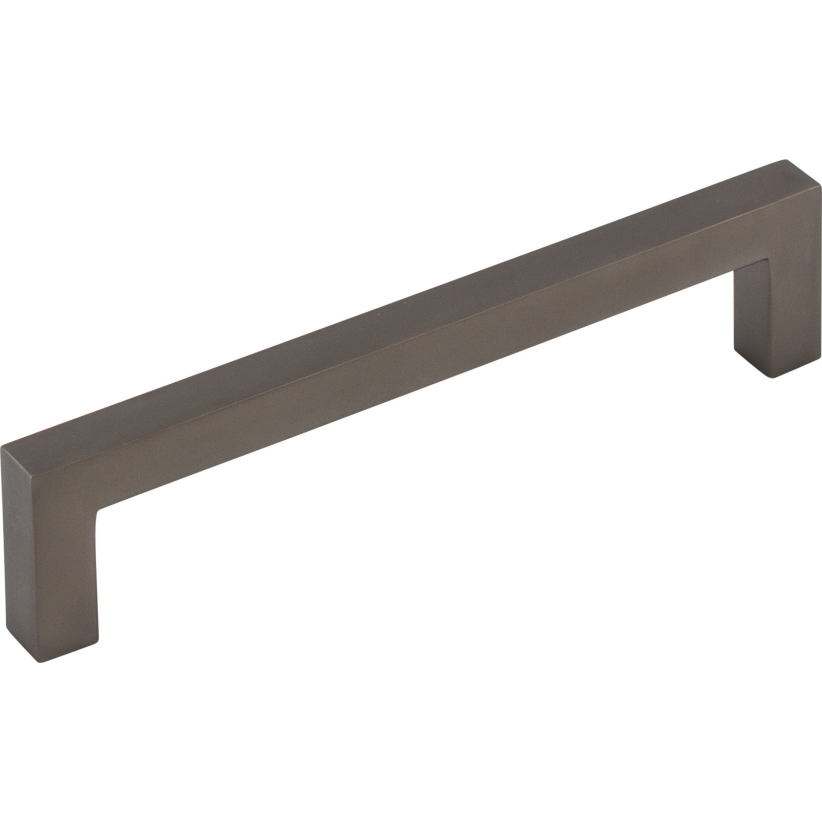 Square Bar Cabinet Pull, Brushed Satin Nickel, 6 5/16" Center to Center