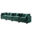 Canapé en chenille l 150 po avec 6 coussins et coussins en mousse Genèveve Genèveve-786173000-784451397