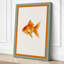 Golden Goldfish Botanical - Wrapped Canvas-1880379036-1880379025