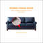 Linen Fabric Upholstery With Storage Sofa