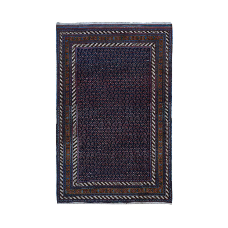 Tapis unique 4 pi 4 po x 6 pi 10 po Asherah