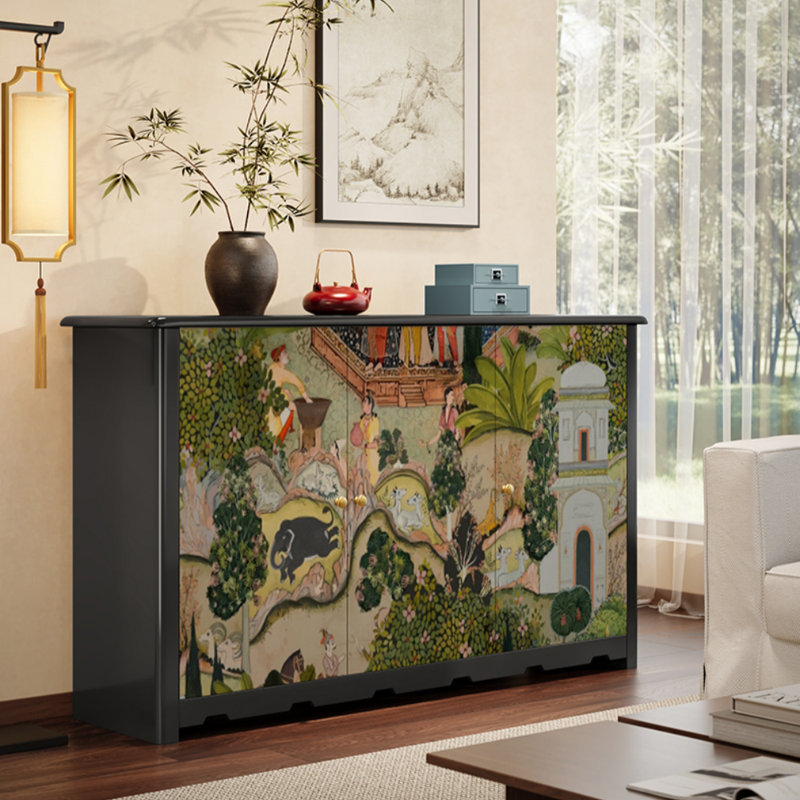 Buffet haut de gamme et multifonctionnel, Noir