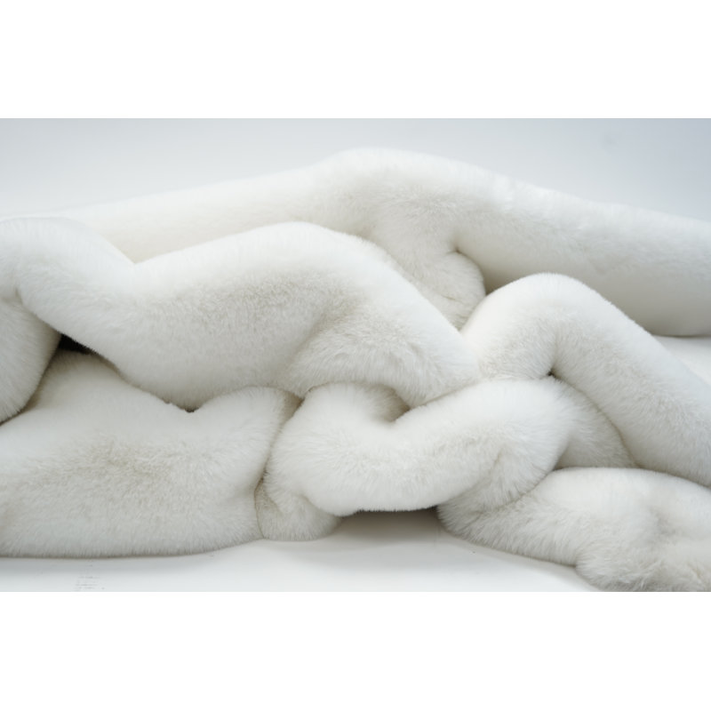 Loesch Faux Fur Indoor Rug, Rectangle 5' x 7'