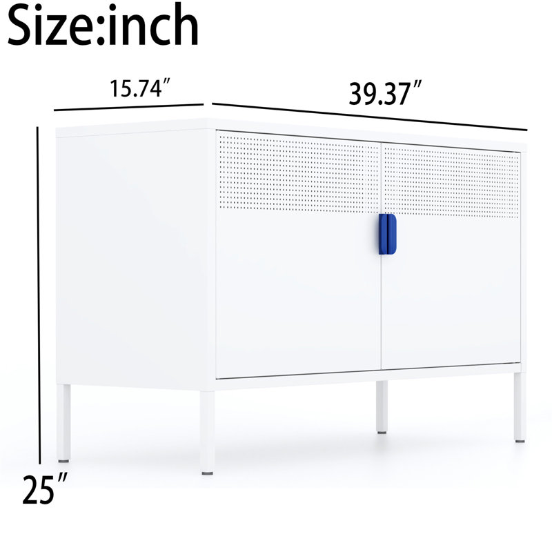 Armoire de rangement, Blanc