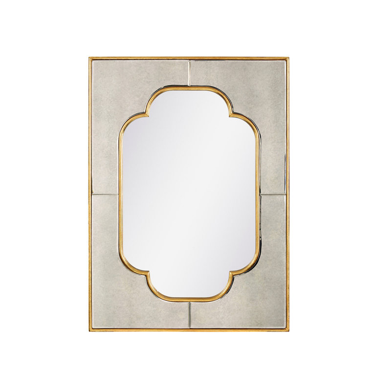 Cassia Rectangle Beveled Wall Mirror, 32" x 23.5"