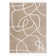 Tomaso Abstract Machine Woven Polypropylene Area Rug in Brown