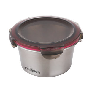 Food Storage - Set of 2 Containers and 1 Lids (Set of 2)