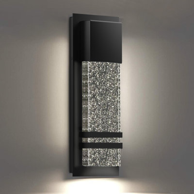 Ferdia 14 in. 9W Crystal LED Outdoor Wall Light