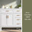 Meuble-lavabo moderne 36 "avec lavabo en céramique-1940303077