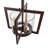 Demetries Glass Semi Flush Mount