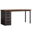 Bureau d'ordinateur 47 po avec 5 tiroirs et armoire réversible-1794612043