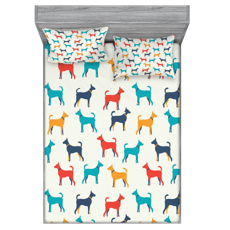 Microfiber Sheet Set, Full Sheet Set with Fitted Sheet