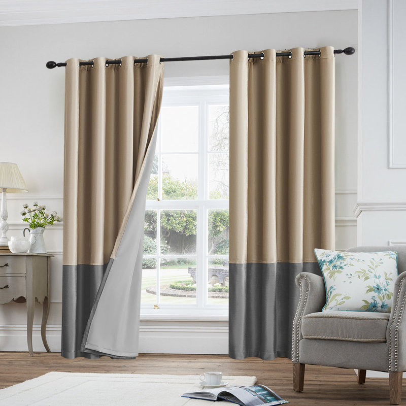 100% Full Blackout Velvet Curtains,2 Panels, 52" W x 108" L