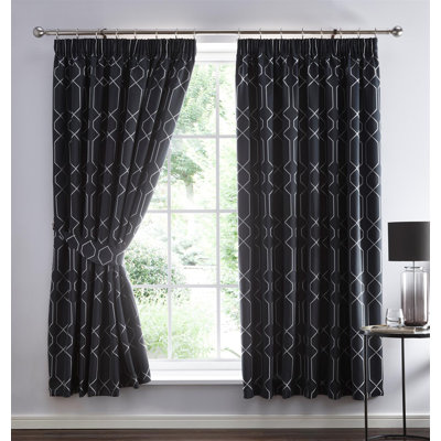 Room Darkening Curtain Panel Pair