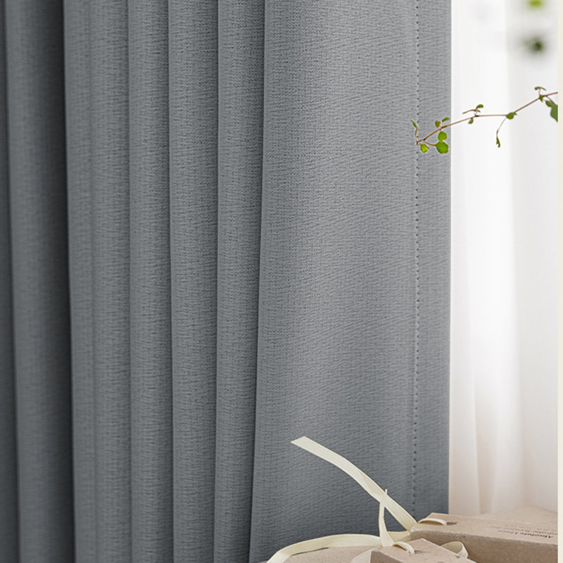 Ensemble de rideaux occultant pour rideaux occultant pour chambre, H 84 po x l 100 po x P 84 po, Gris