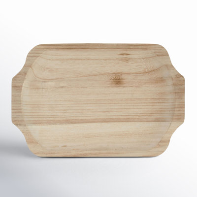 Arla Modern Solid Wood Tray - Set of 1