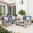 Rosolino 4 - Person Outdoor Seating Group with Cushions-1255088577