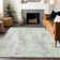 Machine Washable Indoor/Outdoor Xhevrie Aloe Rug