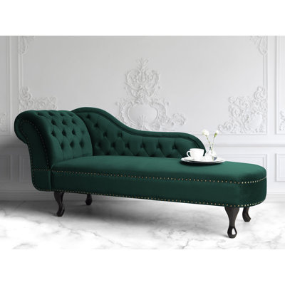 Hartell Velvet Chaise Lounge