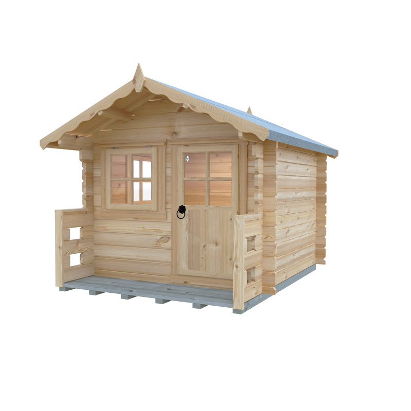 Faith Mini Log Cabin Playhouse, No