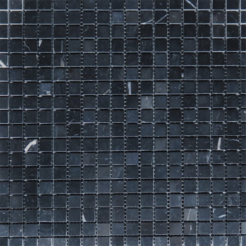 12 in. x 12 in. Grid Polished Marble Tile