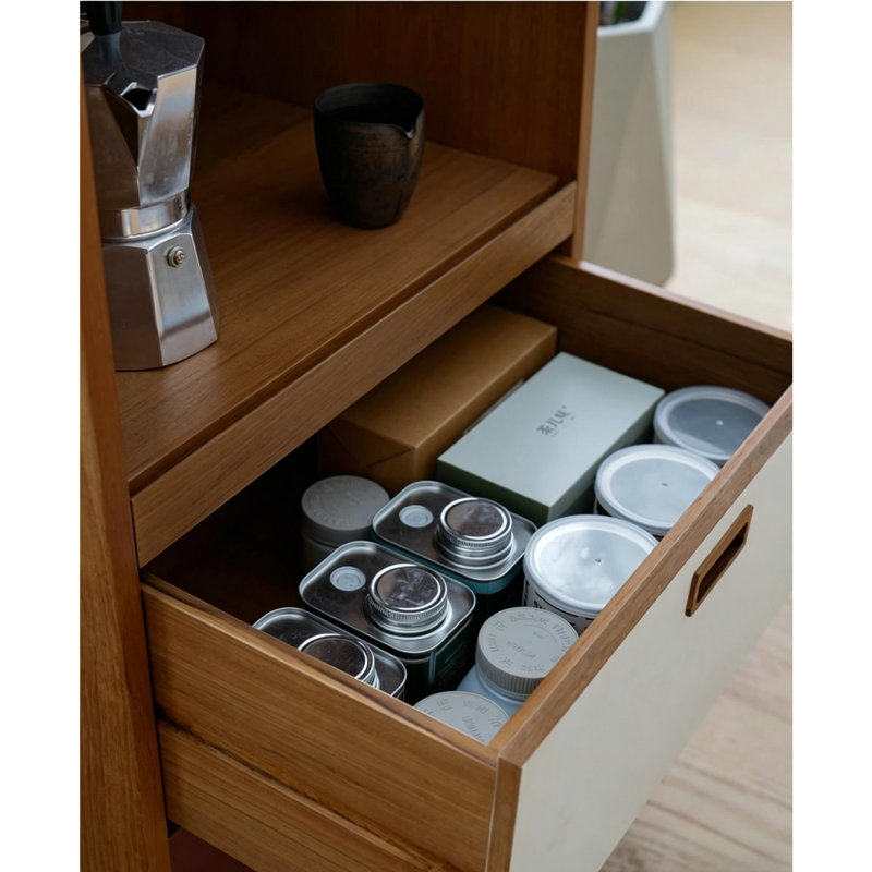 Petit coffre d'appoint rétro