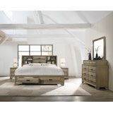 Cobden Solid Wood 5 Piece Bedroom Set