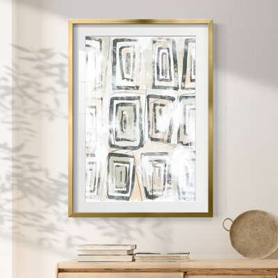 Sand Glyphs IV -Framed Print
