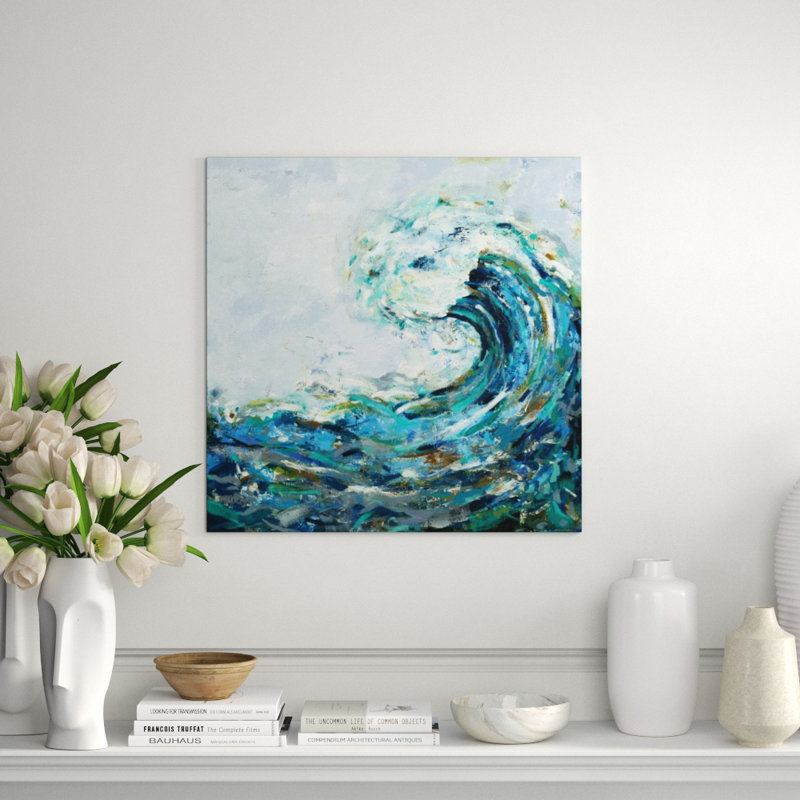 Crest Painting by Simon Caldwell, Outdoor, 30" H x 30" W x 1.5" D