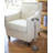 Brushed Silver Finish Drink Size Accent Table